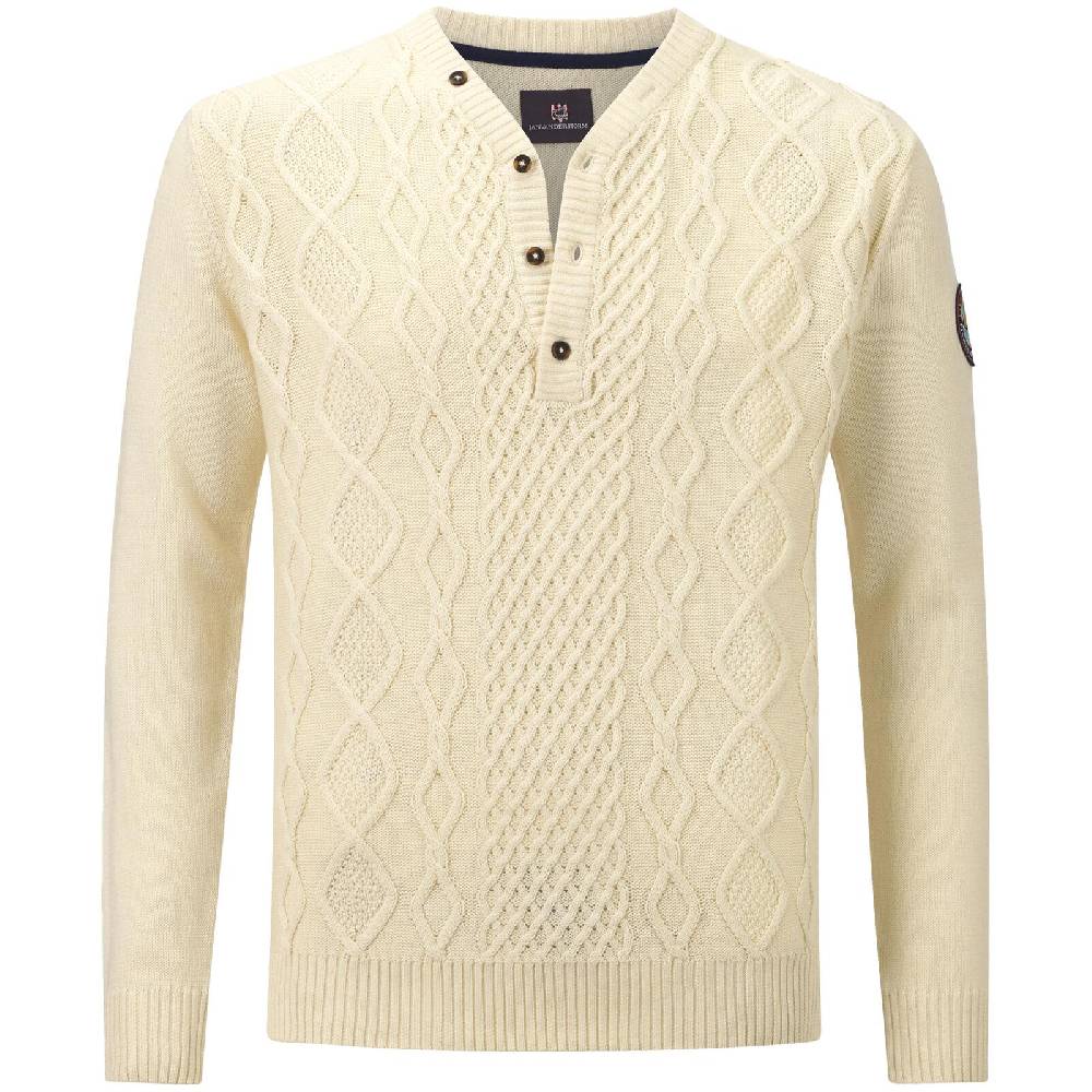 Jan Vanderstorm Pullover OELFKE wollweiß