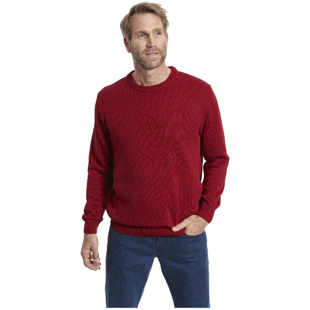 Jan Vanderstorm Pullover OLLE Rot