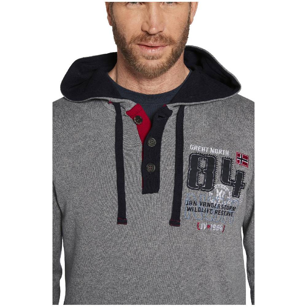 Jan Vanderstorm Pullover STIGO Silbergrau Melange