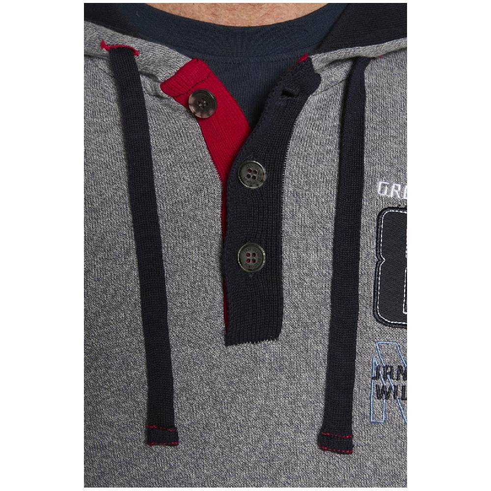 Jan Vanderstorm Pullover STIGO Silbergrau Melange