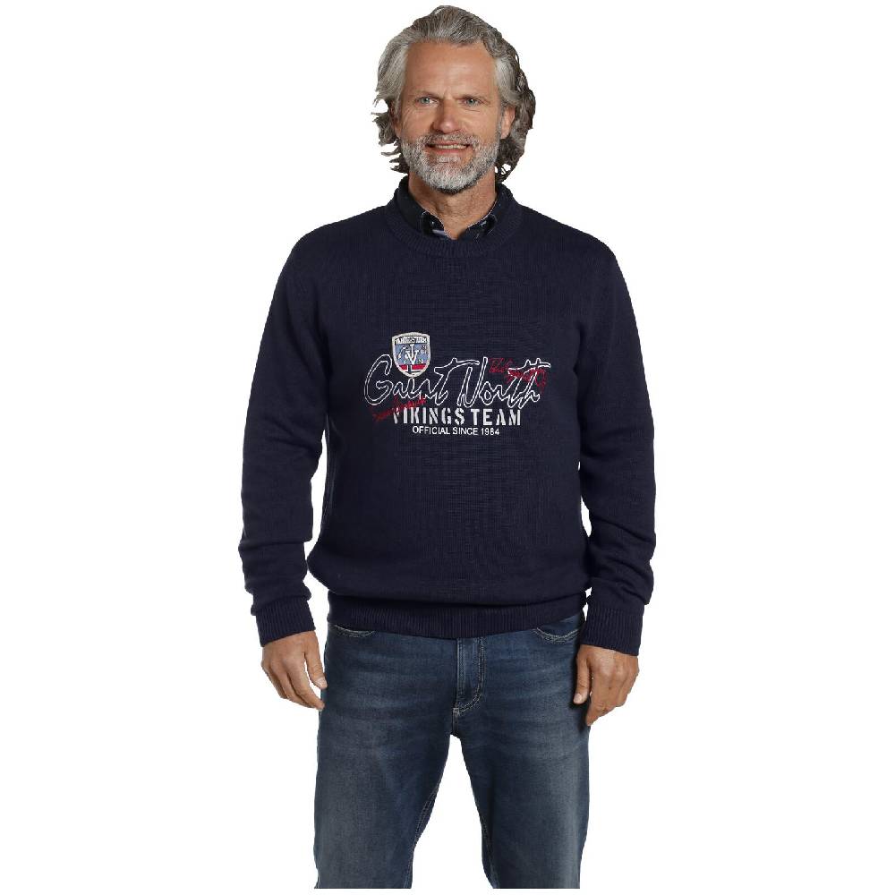 Jan Vanderstorm Pullover TJURE Dunkelblau