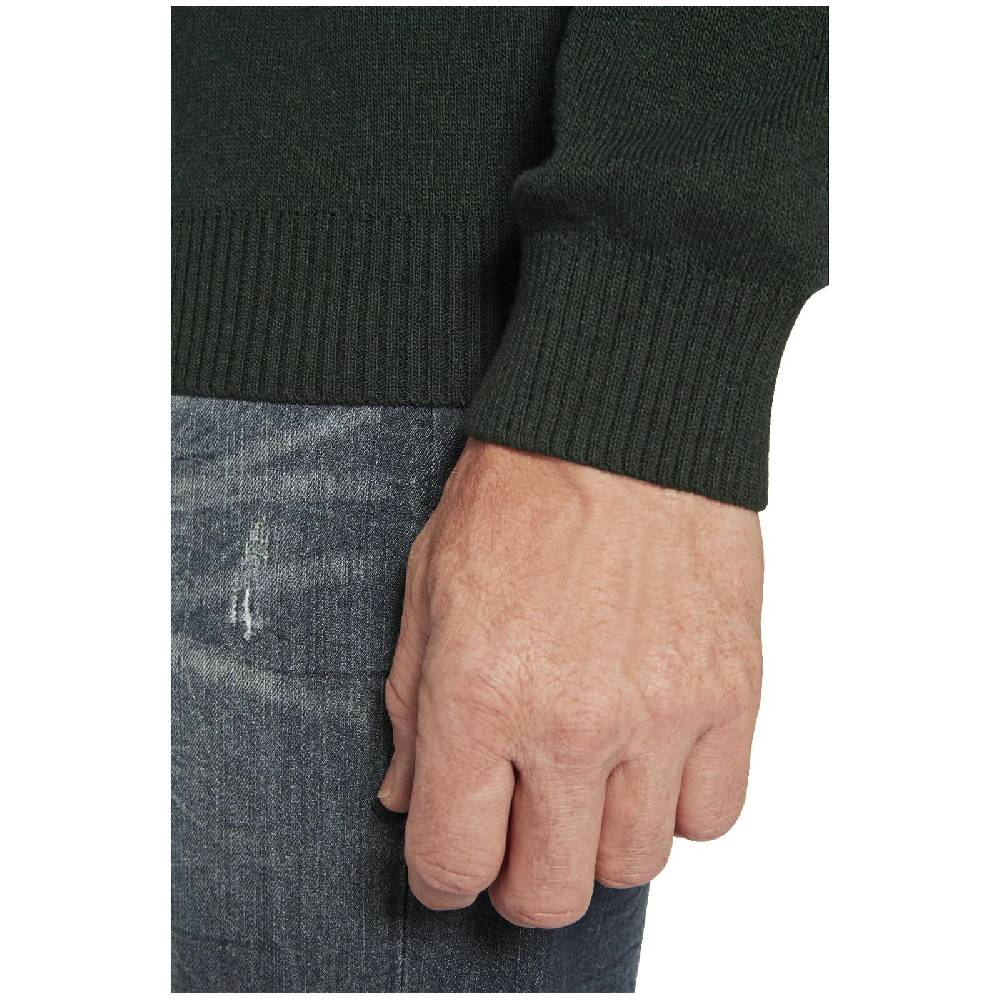 Jan Vanderstorm Pullover TORE Grün Gemustert