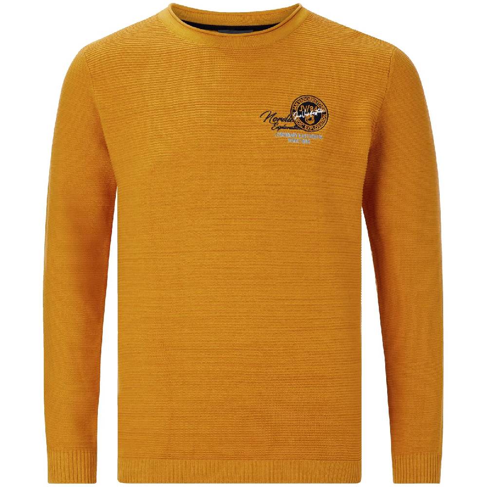Jan Vanderstorm Pullover TRYGVE dunkelgelb