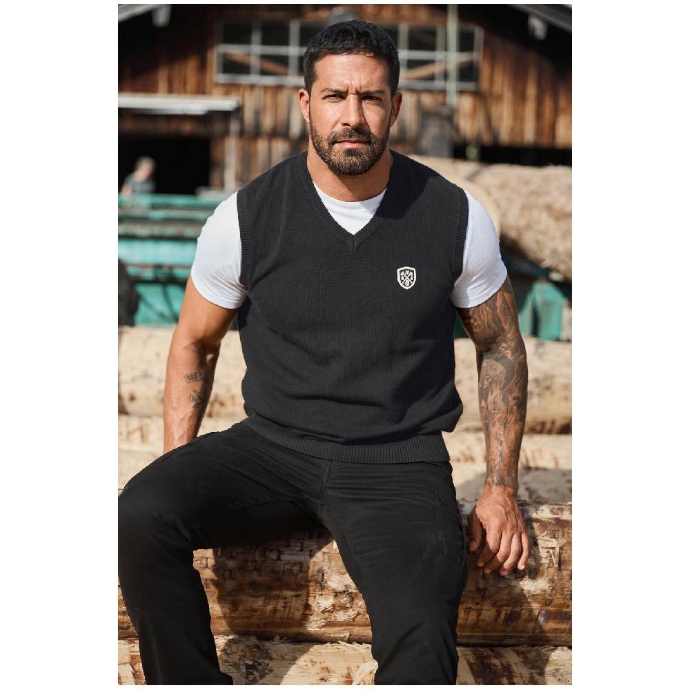 Jan Vanderstorm Pullunder SKORLAN Schwarz