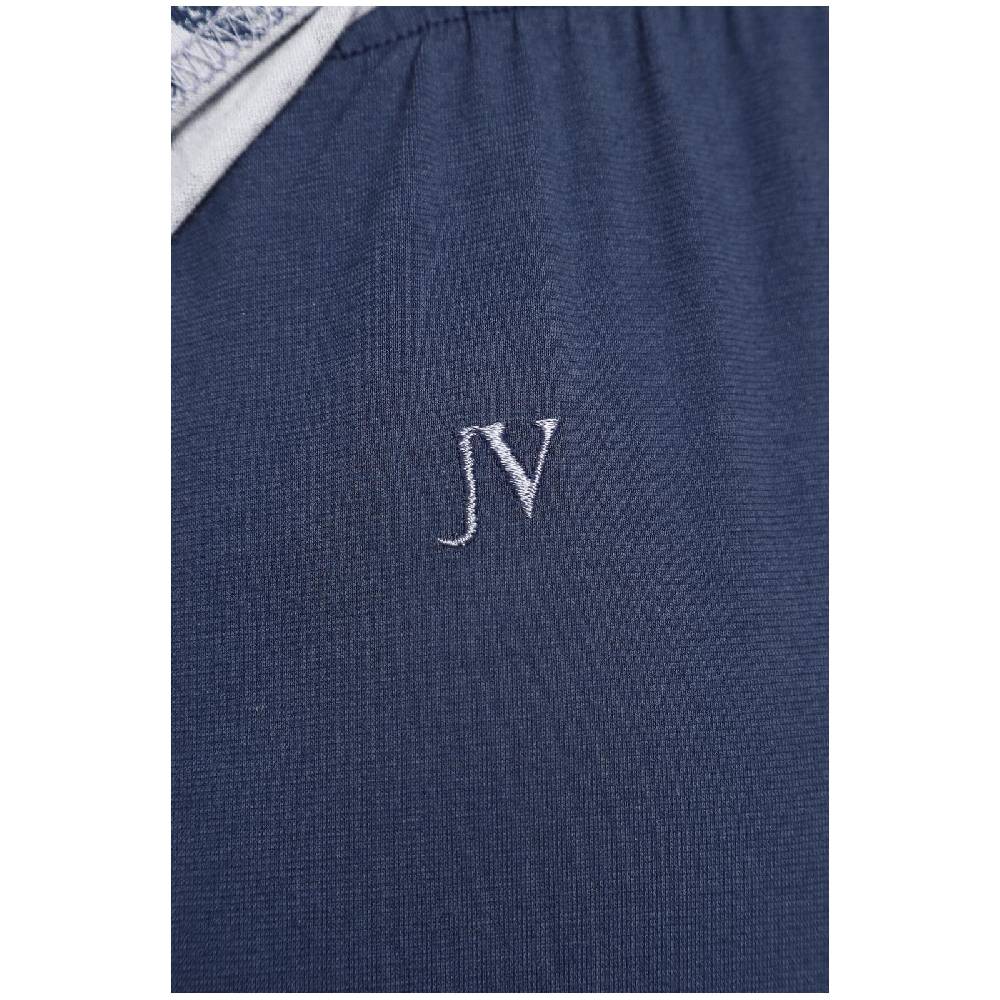 Jan Vanderstorm Schlafanzug TERO Blau Gemustert