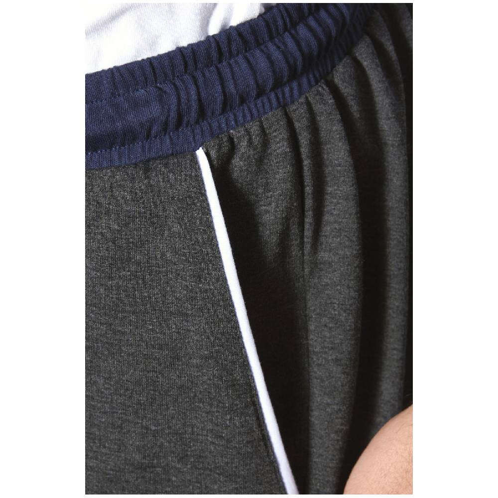 Jan Vanderstorm Schlafhose GIERTON Schwarz Melange