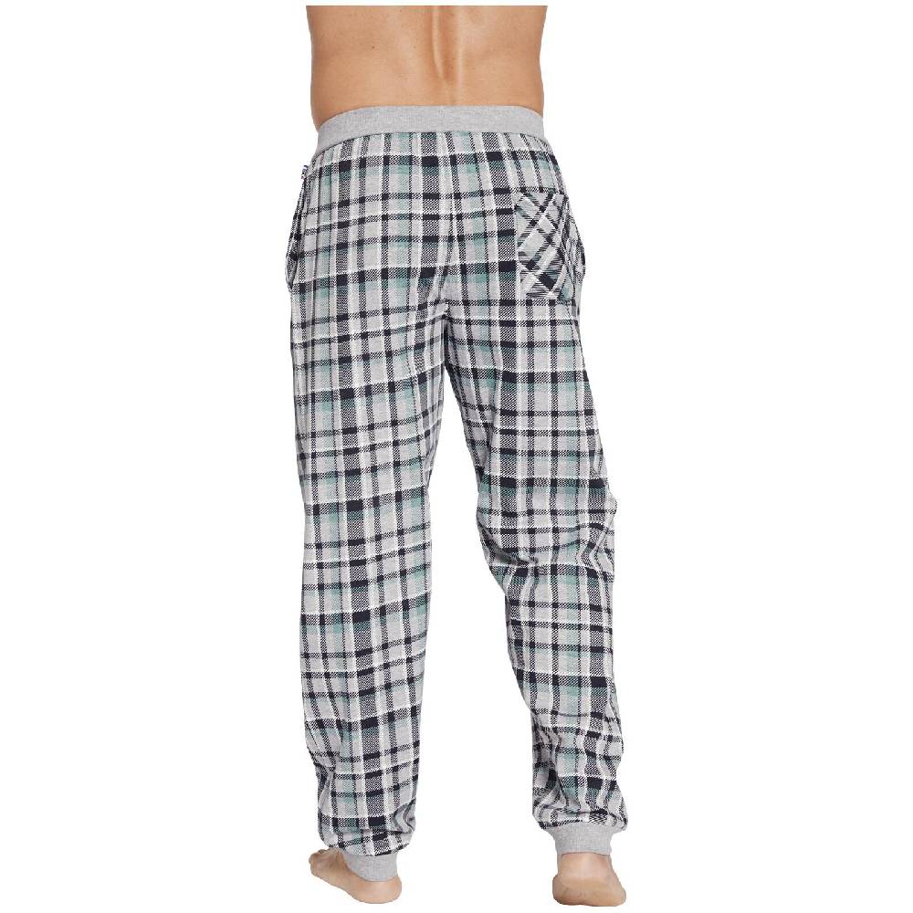 Jan Vanderstorm Schlafhose JARMIN Hellgrau Kariert