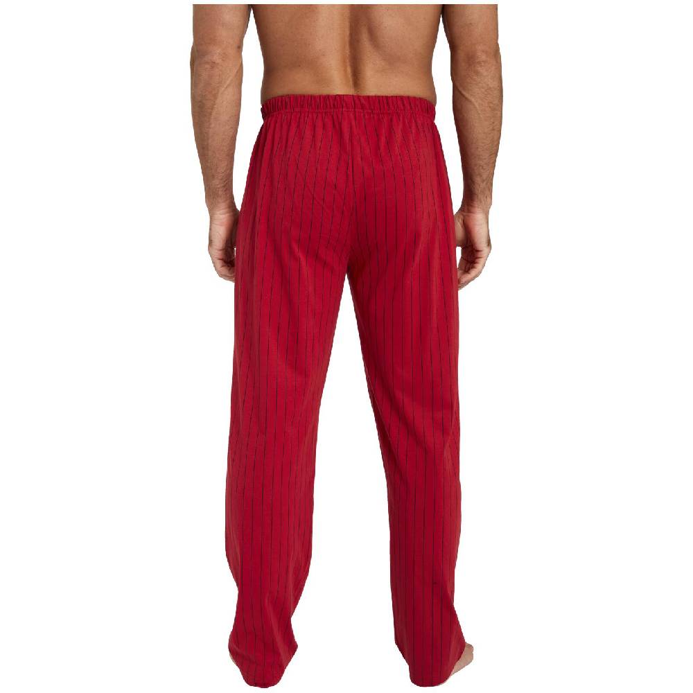 Jan Vanderstorm Schlafhose KIAN Rot Gestreift