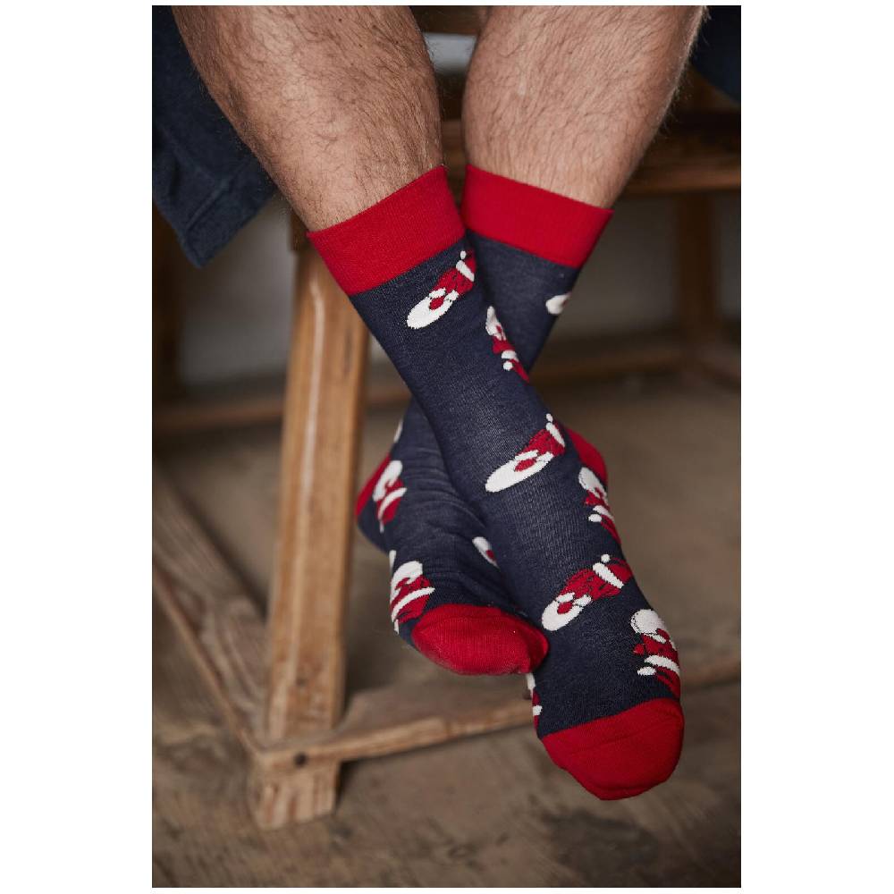 Jan Vanderstorm Socken 2er Pack SIEBELT Dunkelblau