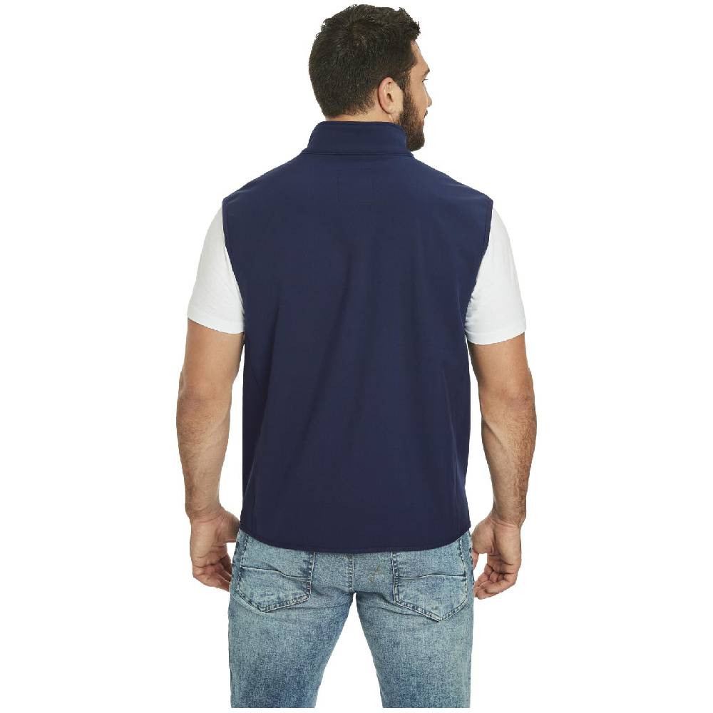 Jan Vanderstorm Softshell Weste DEMETRI Dunkelblau