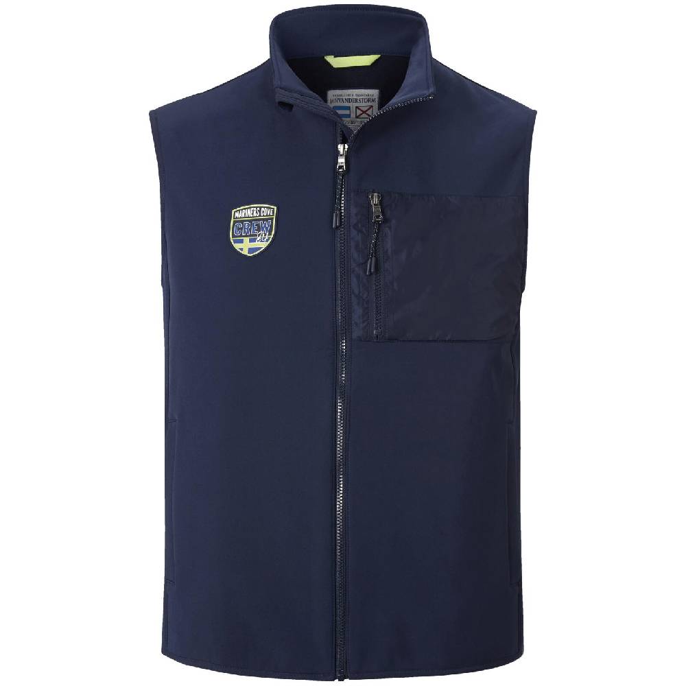 Jan Vanderstorm Softshell Weste DEMETRI dunkelblau