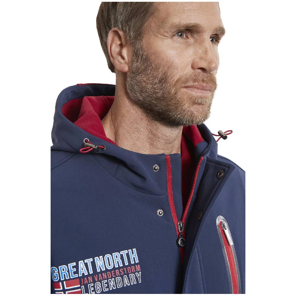Jan Vanderstorm Softshelljacke HELGE Dunkelblau