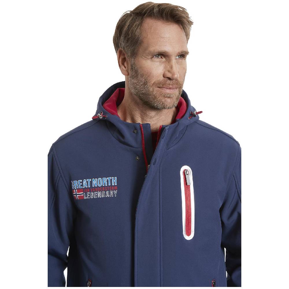 Jan Vanderstorm Softshelljacke HELGE Dunkelblau