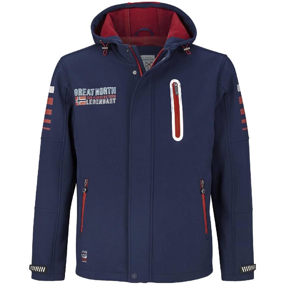 Jan Vanderstorm Softshelljacke HELGE dunkelblau