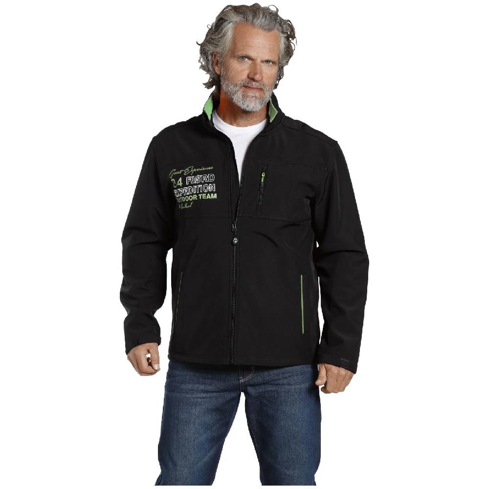 Jan Vanderstorm Softshelljacke TEEMU Schwarz