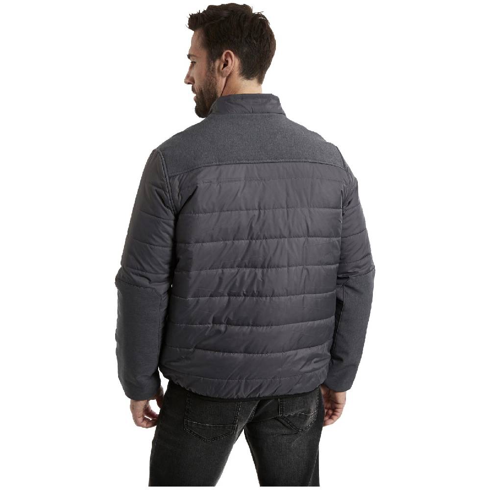 Jan Vanderstorm Steppjacke ALFSIGR Dunkelgrau