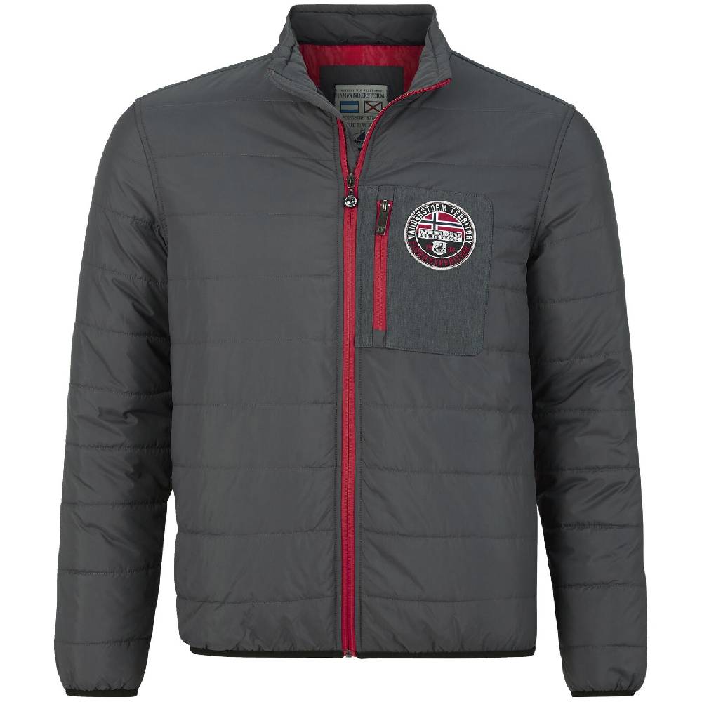 Jan Vanderstorm Steppjacke ALFSIGR dunkelgrau