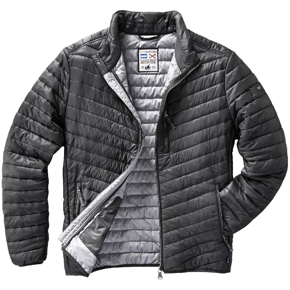 Jan Vanderstorm Steppjacke DANKRAD Grau