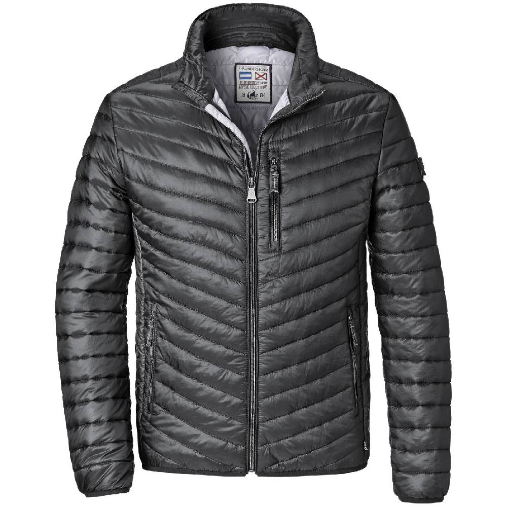 Jan Vanderstorm Steppjacke DANKRAD grau