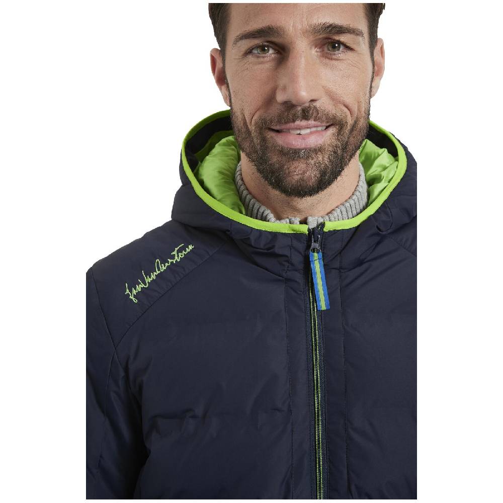 Jan Vanderstorm Steppjacke RUVEN Dunkelblau