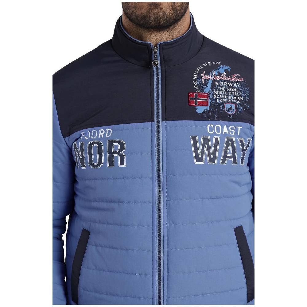 Jan Vanderstorm Steppjacke VOLKWIN Blau