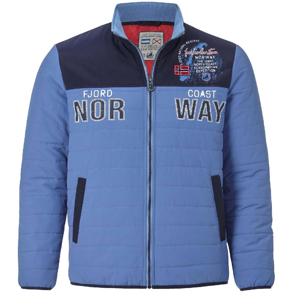 Jan Vanderstorm Steppjacke VOLKWIN blau