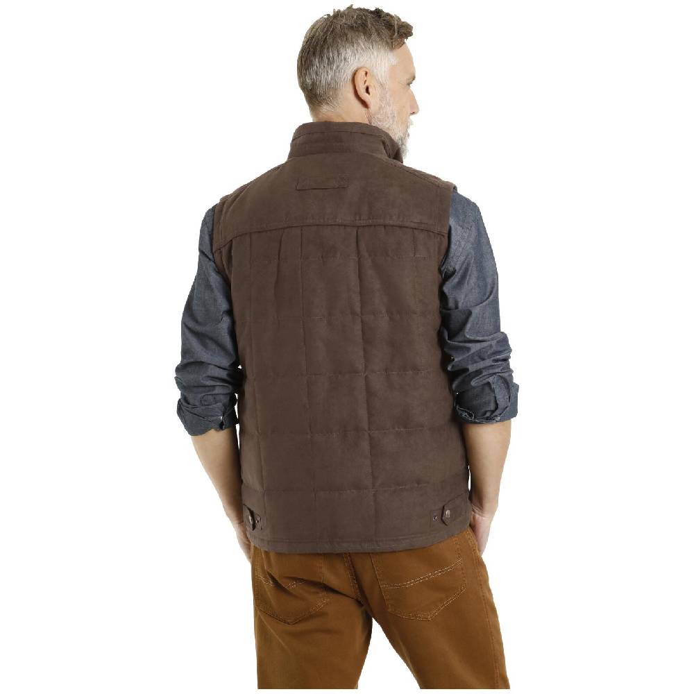 Jan Vanderstorm Steppweste ELUF Braun