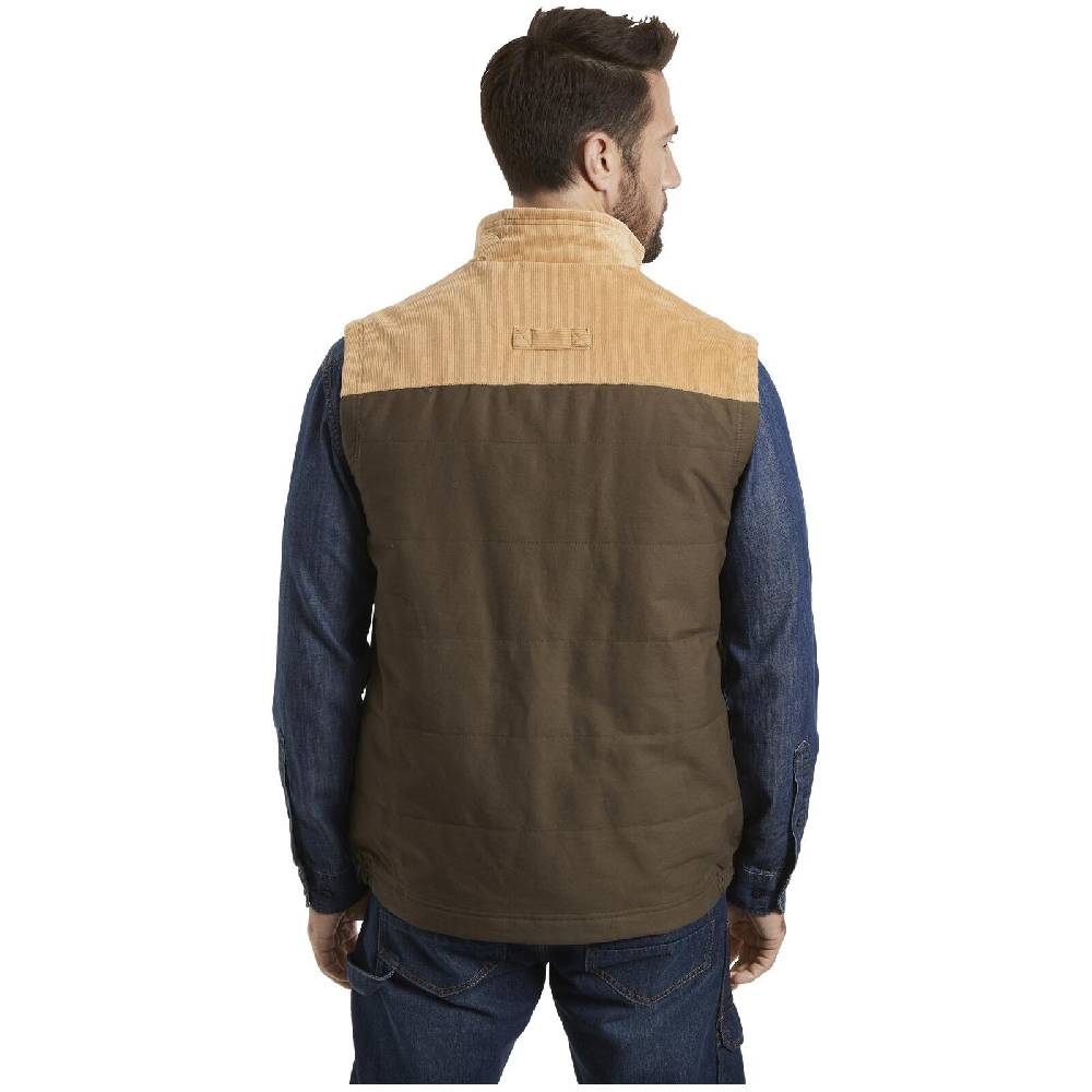 Jan Vanderstorm Steppweste HRING Oliv