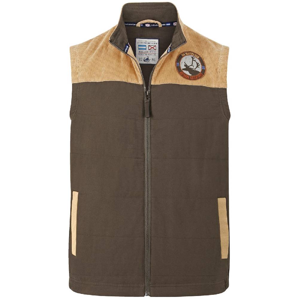 Jan Vanderstorm Steppweste HRING oliv