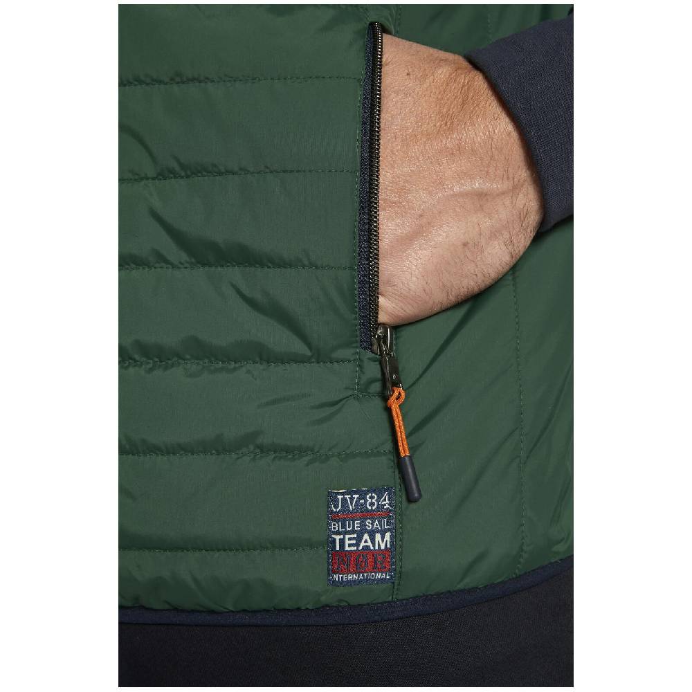 Jan Vanderstorm Steppweste MIKLAS Dunkelgrün