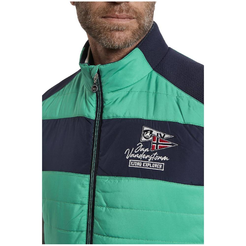 Jan Vanderstorm Steppweste RATMAR Grün