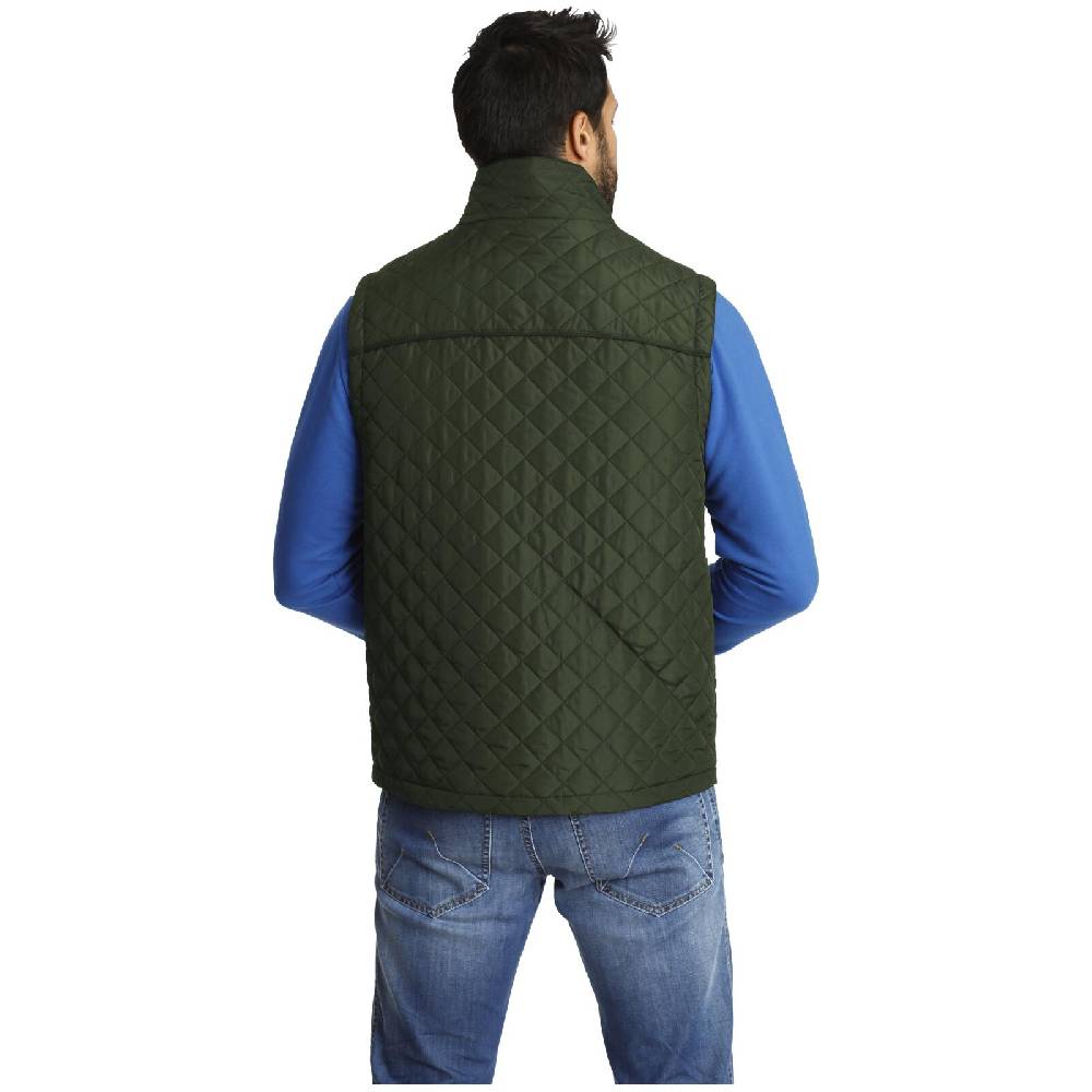 Jan Vanderstorm Steppweste RODEWIN Dunkelgrün