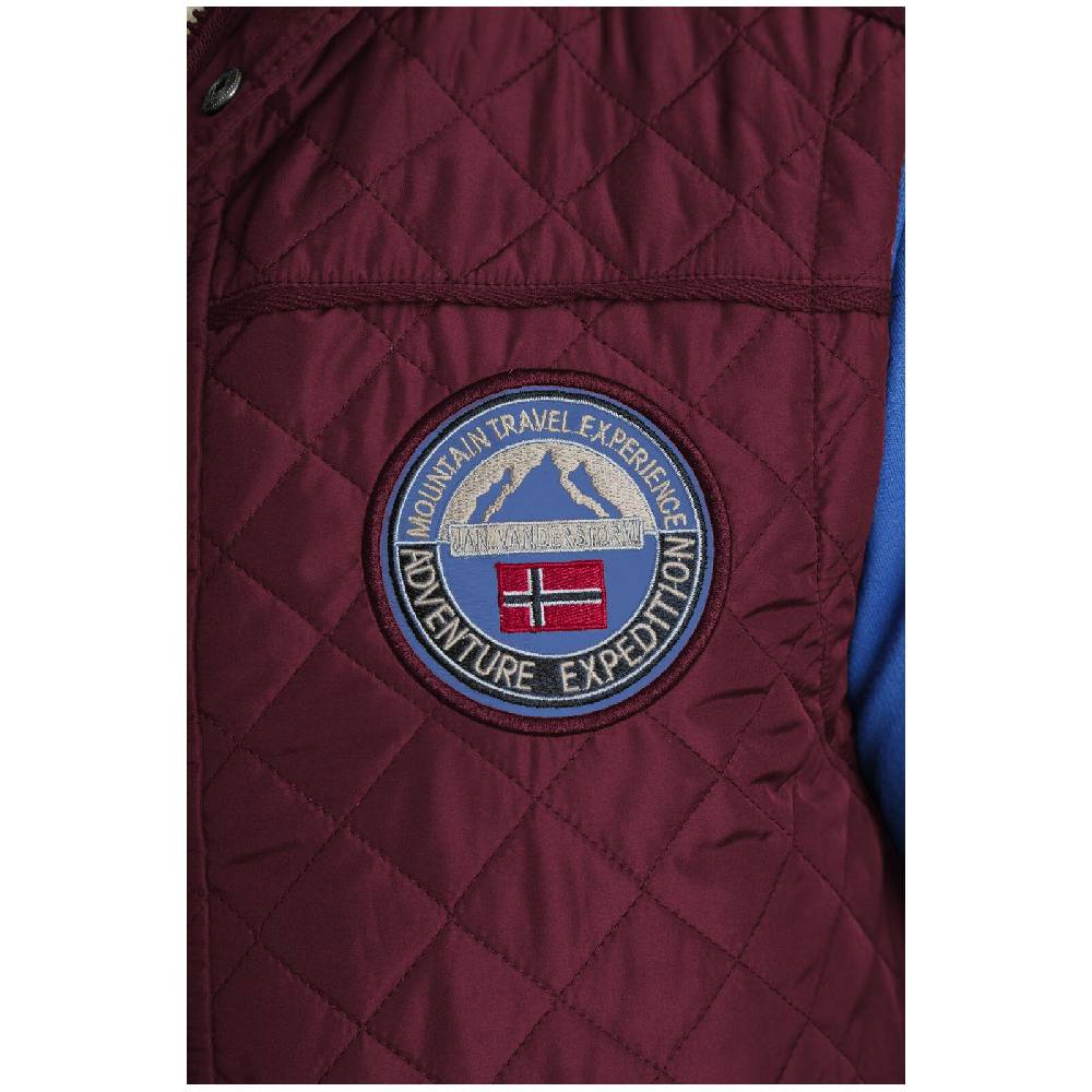 Jan Vanderstorm Steppweste RODEWIN Dunkelrot