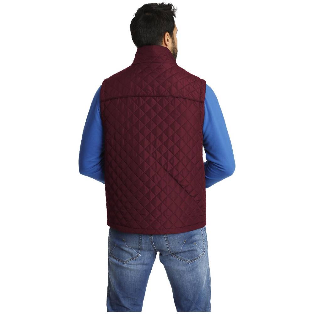 Jan Vanderstorm Steppweste RODEWIN Dunkelrot