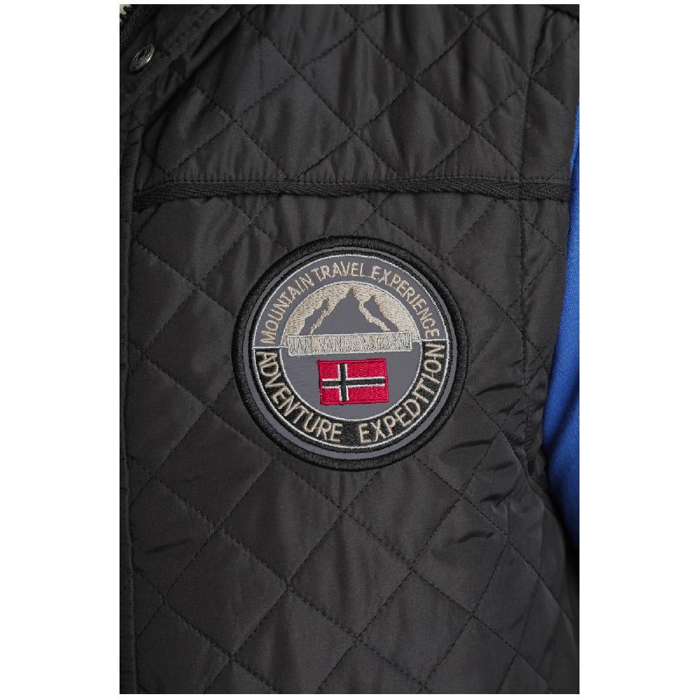 Jan Vanderstorm Steppweste RODEWIN Schwarz