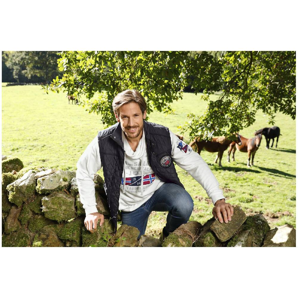 Jan Vanderstorm Steppweste RODEWIN Schwarz