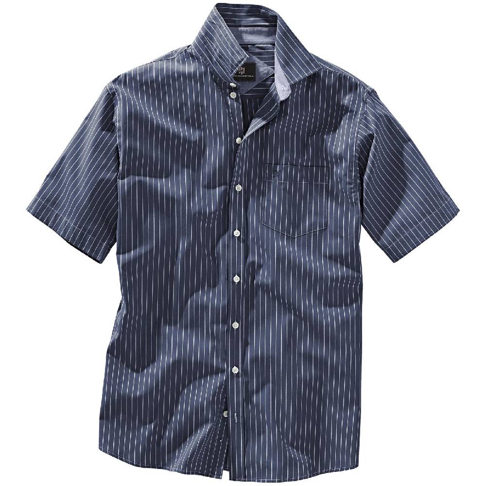 Jan Vanderstorm Streifenhemd PERTTU Blau