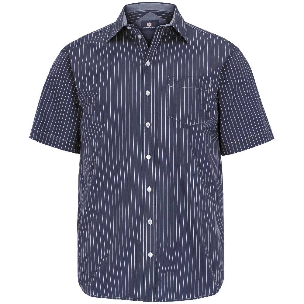 Jan Vanderstorm Streifenhemd PERTTU blau