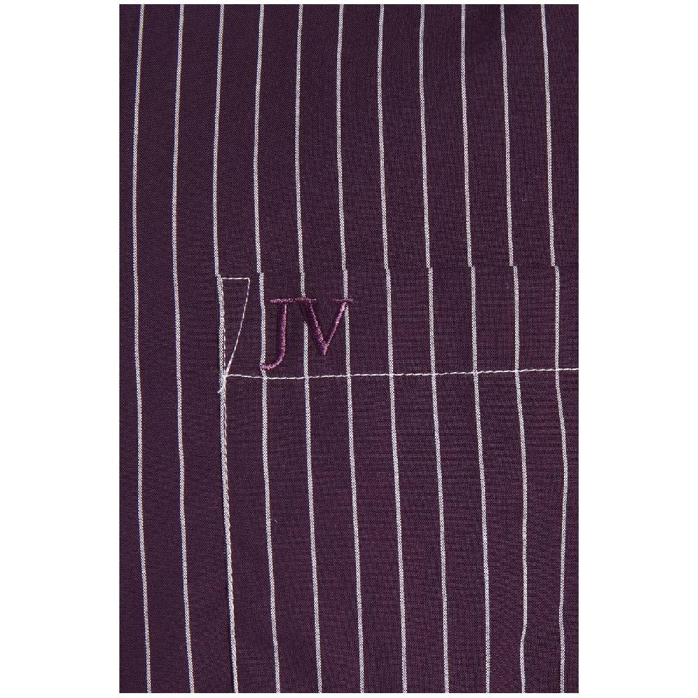 Jan Vanderstorm Streifenhemd PERTTU Dunkellila