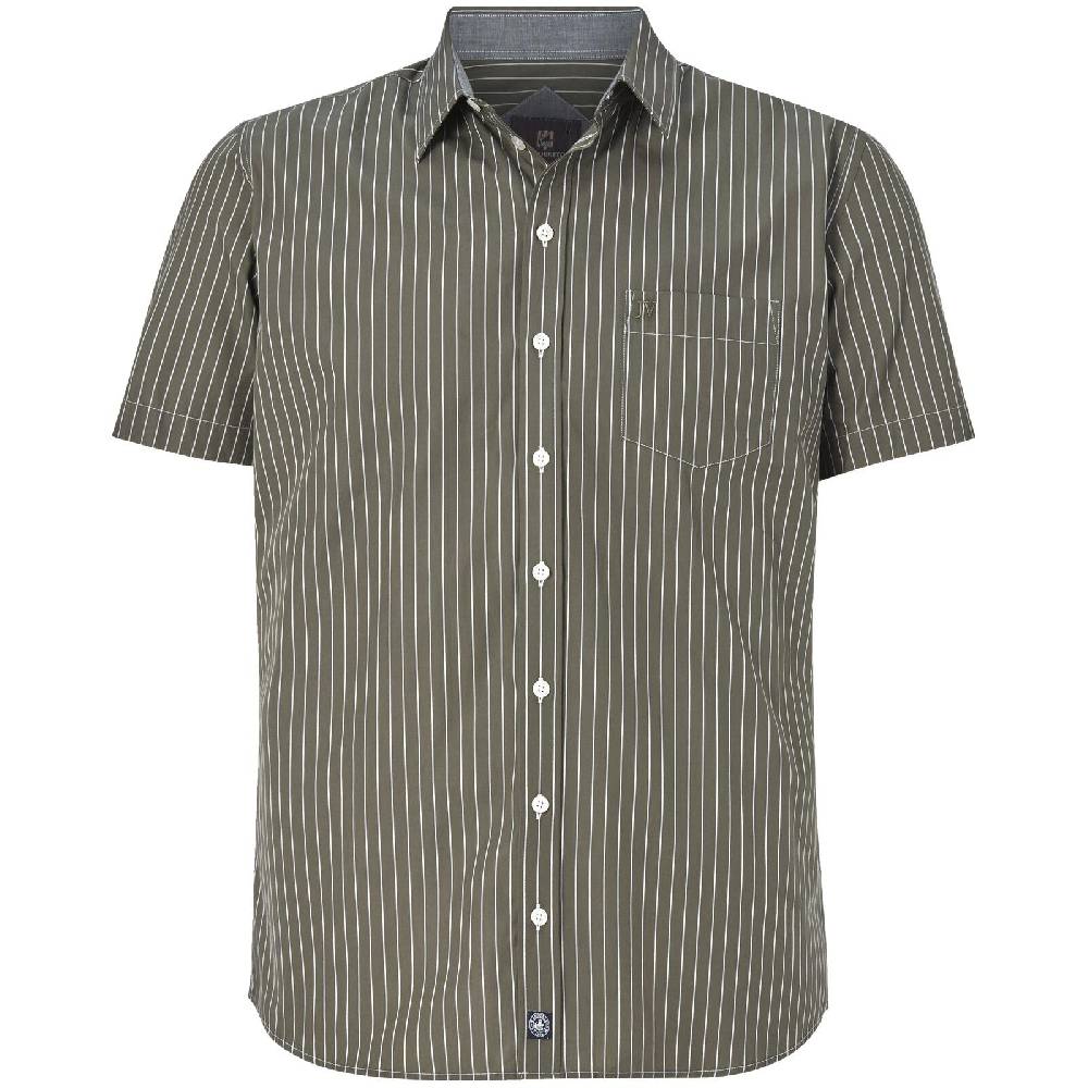 Jan Vanderstorm Streifenhemd PERTTU oliv