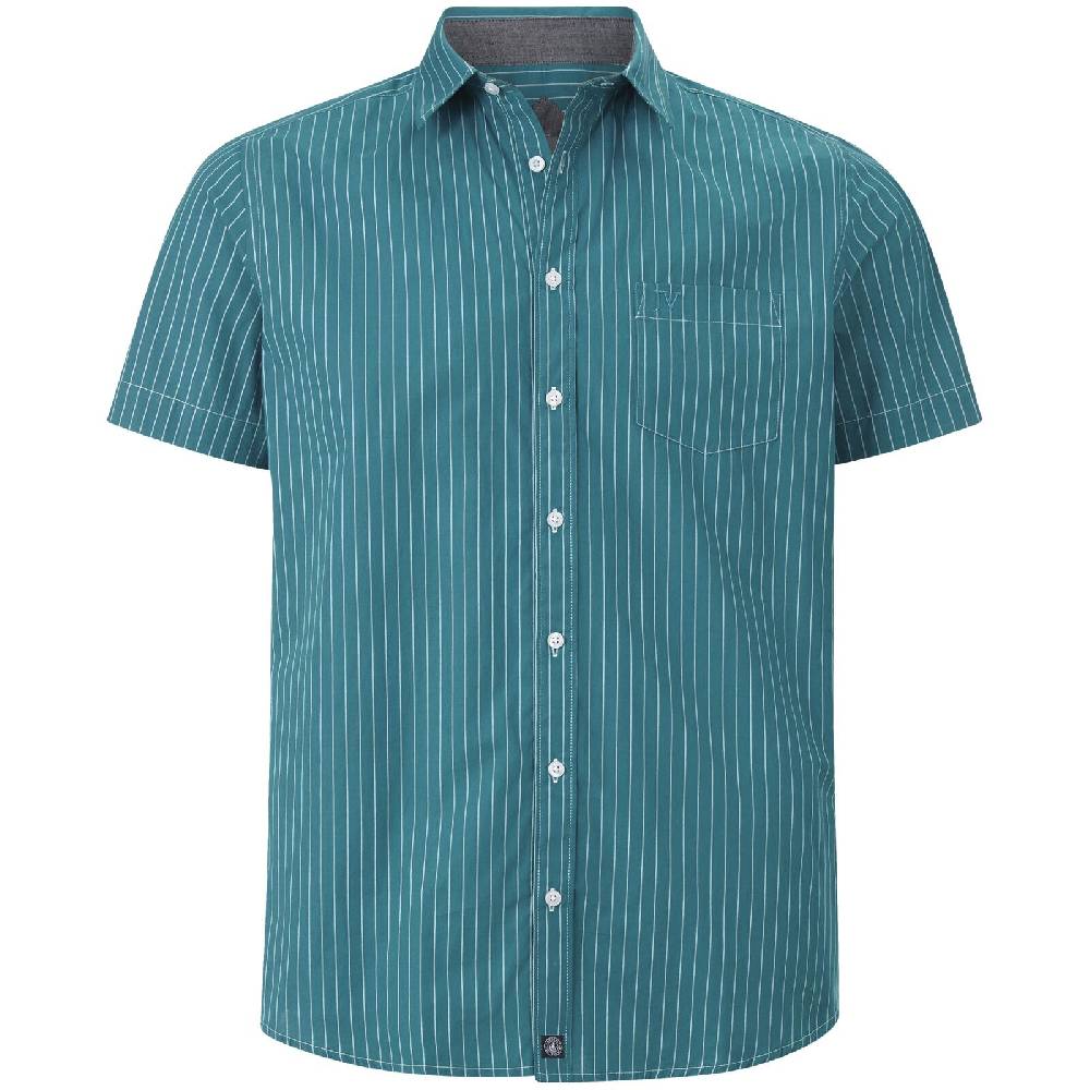 Jan Vanderstorm Streifenhemd PERTTU petrol