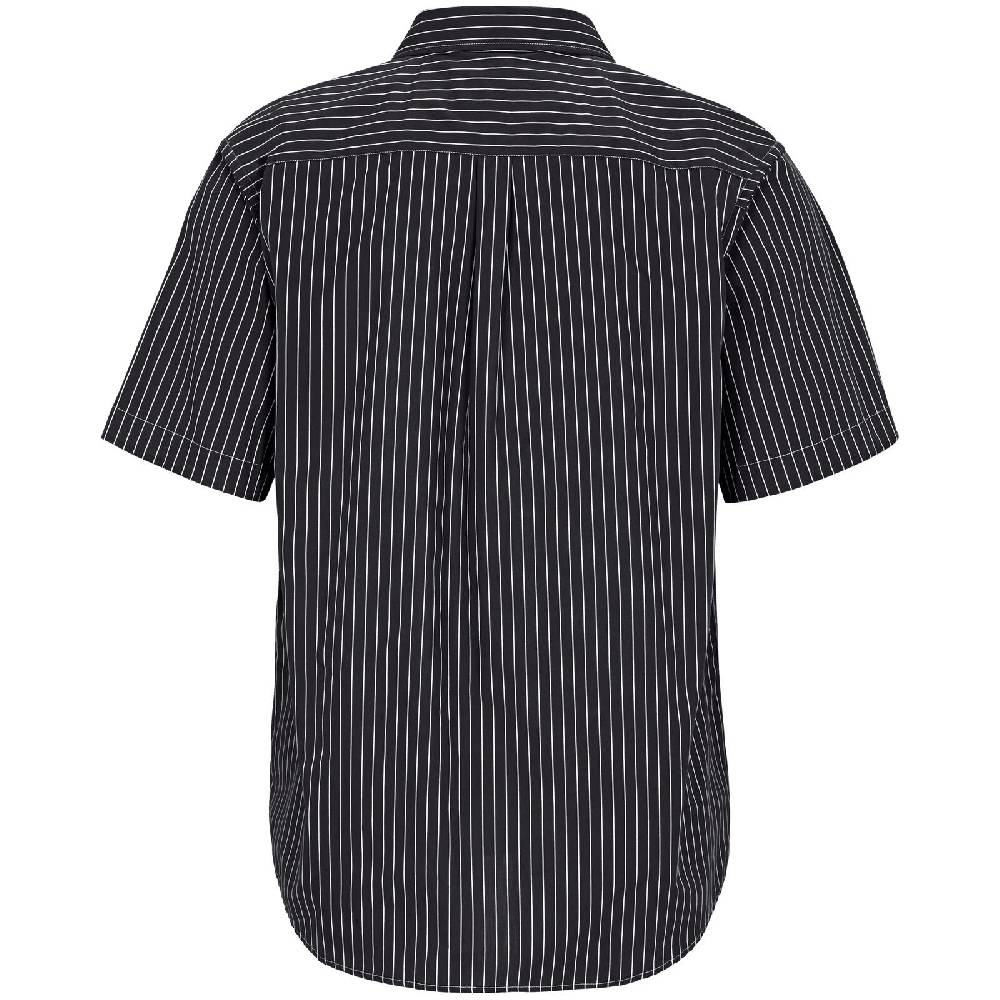 Jan Vanderstorm Streifenhemd PERTTU Schwarz