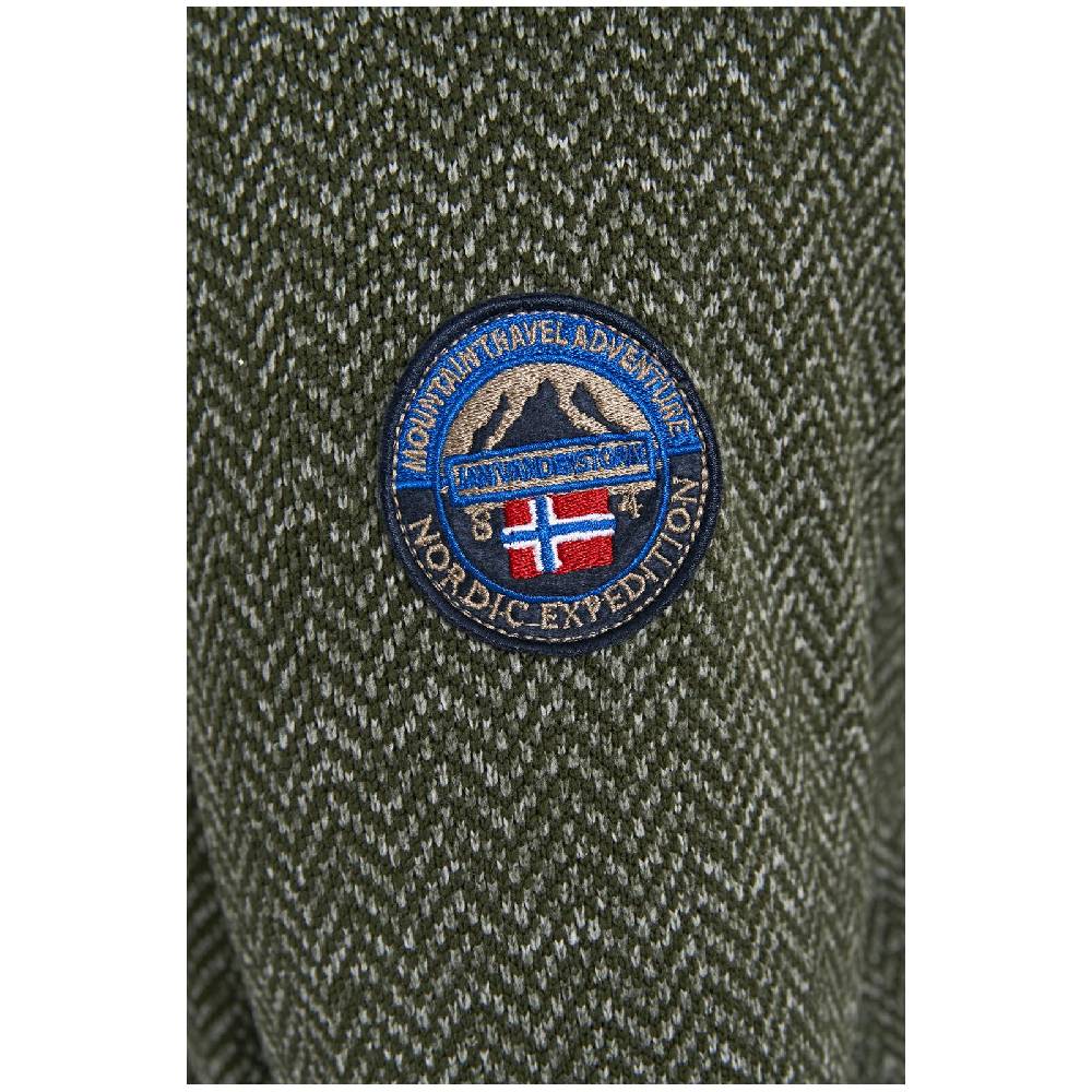 Jan Vanderstorm Strickfleecejacke KOLMUND Oliv