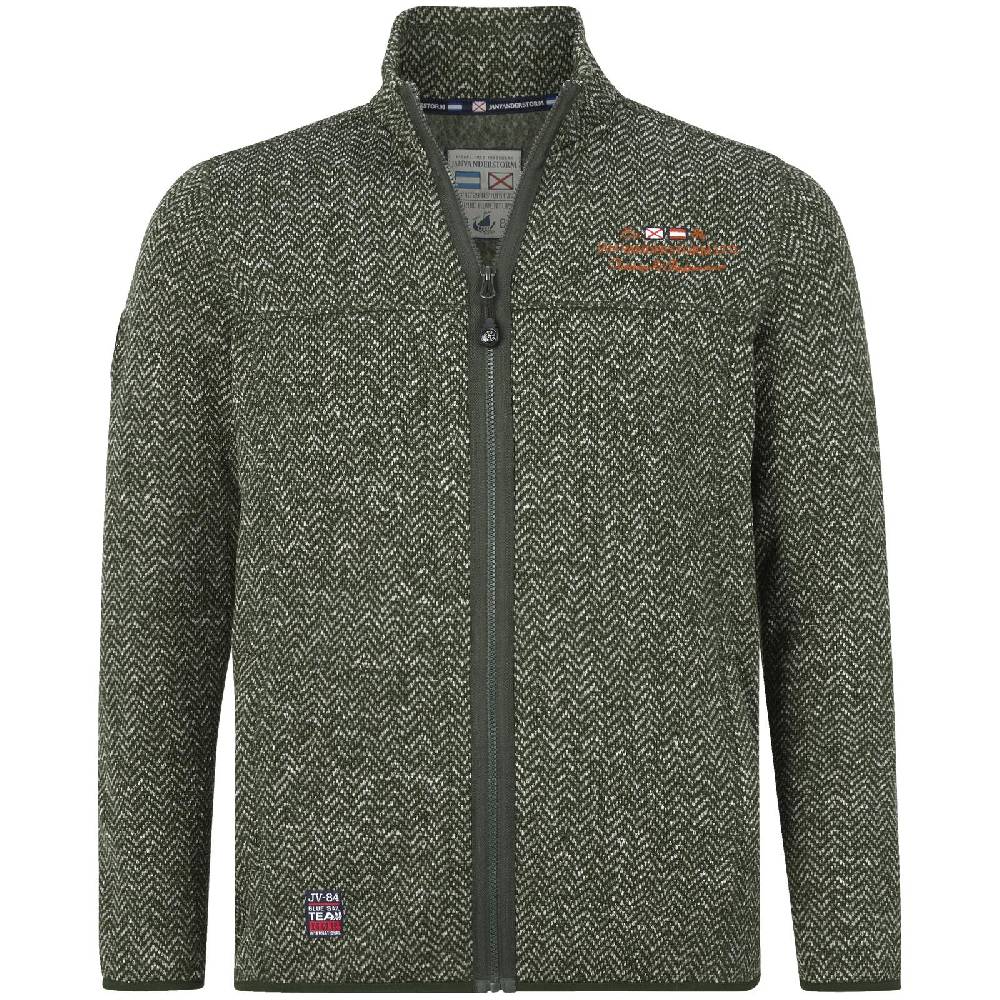 Jan Vanderstorm Strickfleecejacke KOLMUND oliv