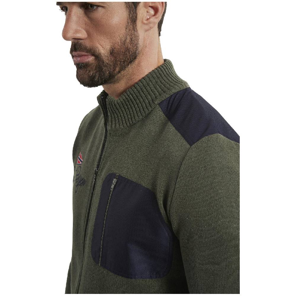 Jan Vanderstorm Strickjacke ABBO Oliv