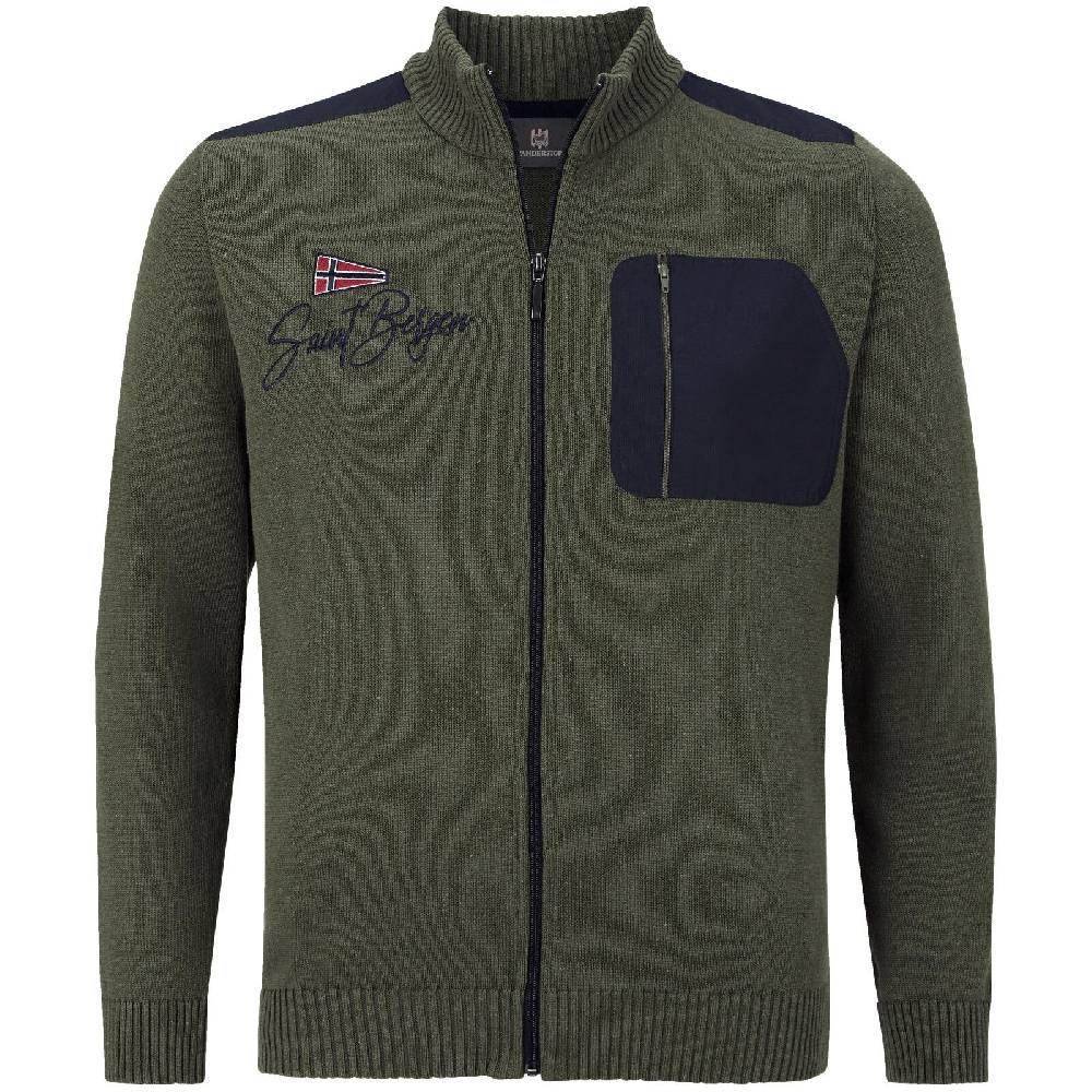 Jan Vanderstorm Strickjacke ABBO oliv