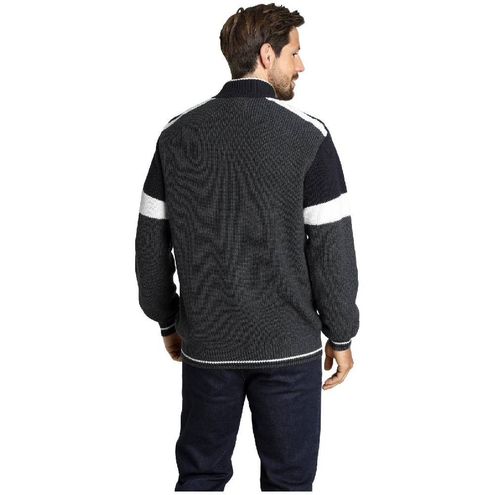 Jan Vanderstorm Strickjacke ANVE Dunkelgrau