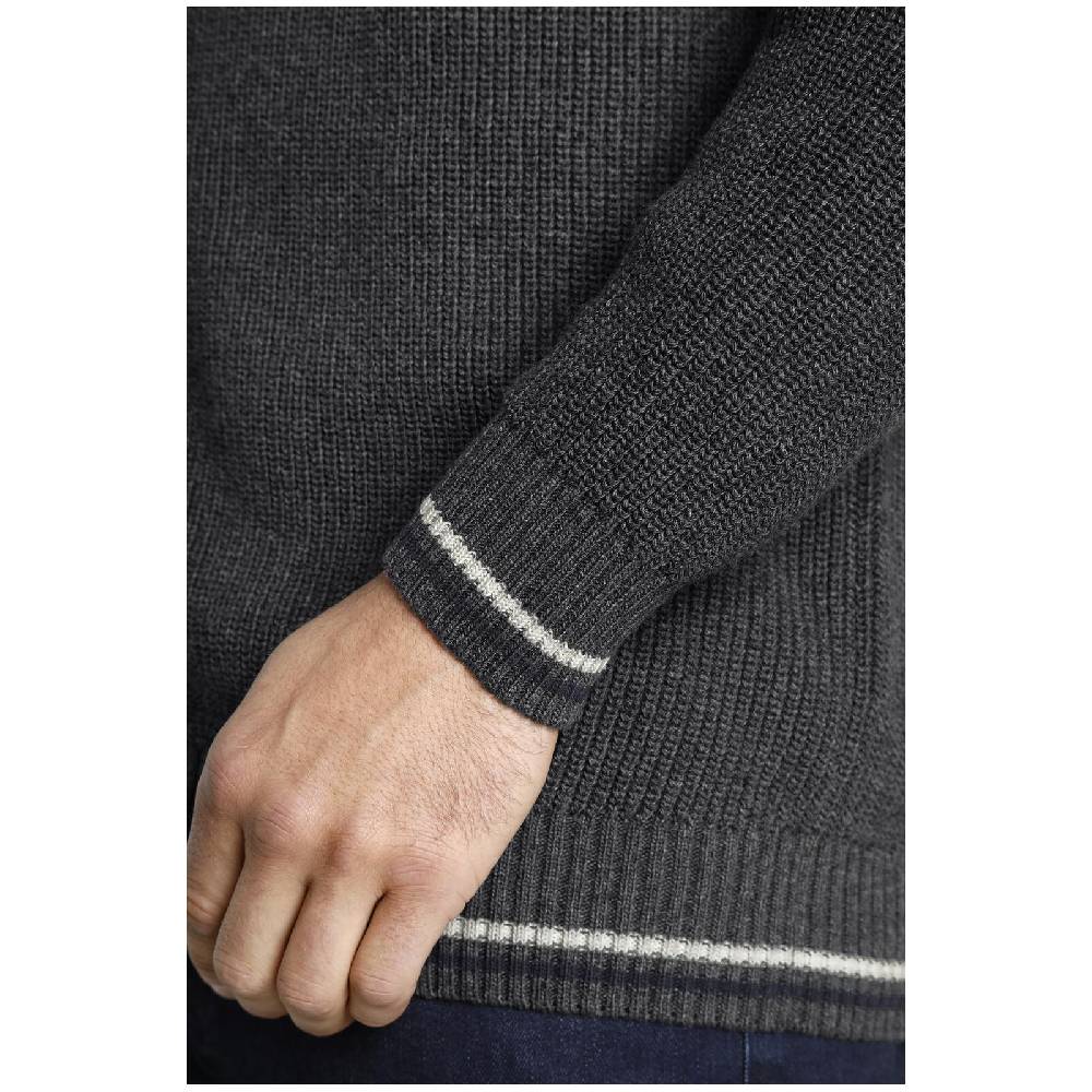 Jan Vanderstorm Strickjacke ANVE Dunkelgrau