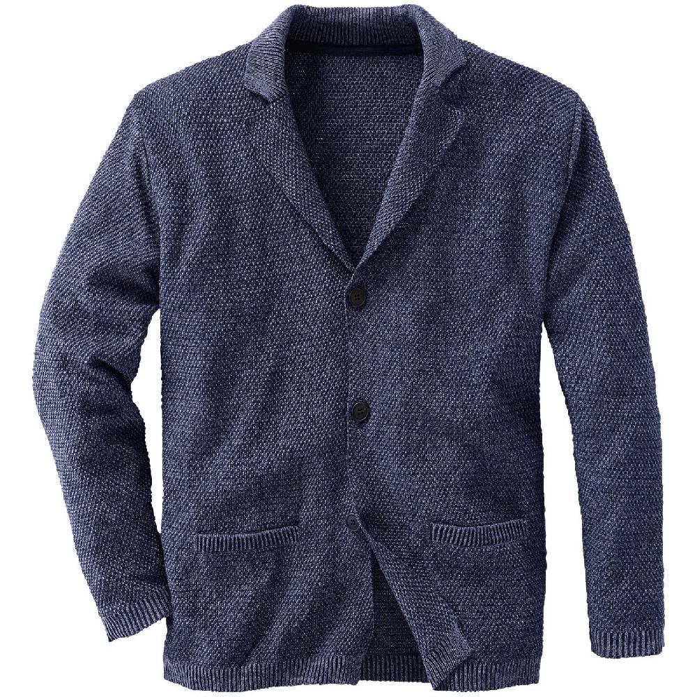 Jan Vanderstorm Strickjacke ASGER Blau