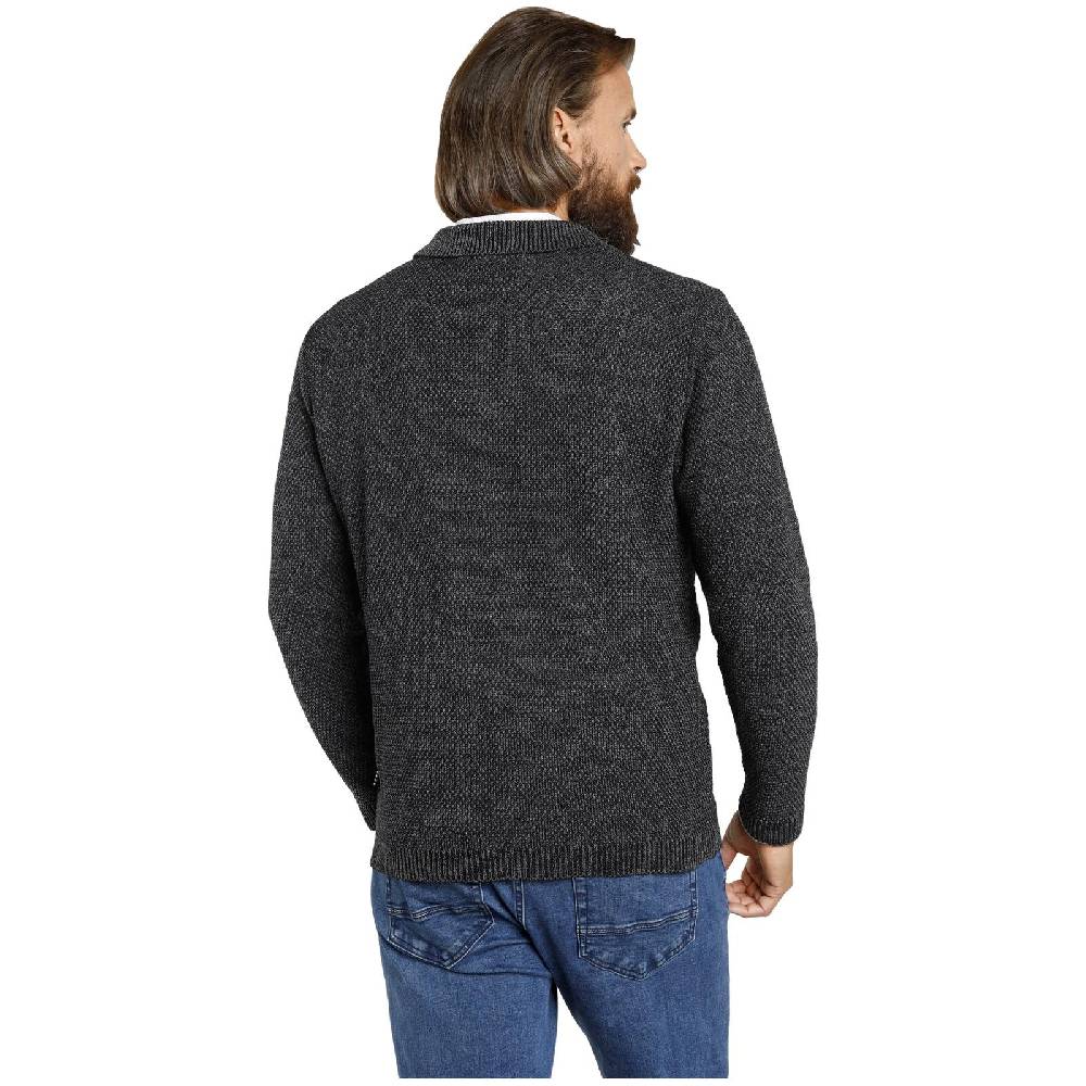 Jan Vanderstorm Strickjacke ASGER Dunkelgrau